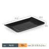 1 Pc Melamine Black Plate Restaurant Flat Dinner Plate Tableware