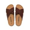Summer New Men's Cork Slippers Beach Shoes Student Cross with Water Loose Cool Slippers