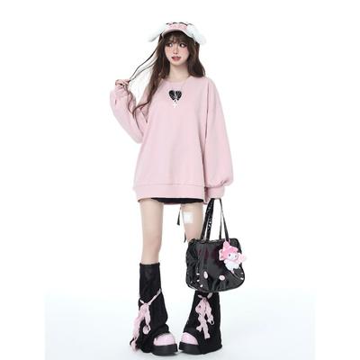 Harajuku Woman T-shirt Japanese Fashion Oversized Tops  Mujer Bandage Casual Summer Sweet Y2k T-Shirts Clothes for Teens