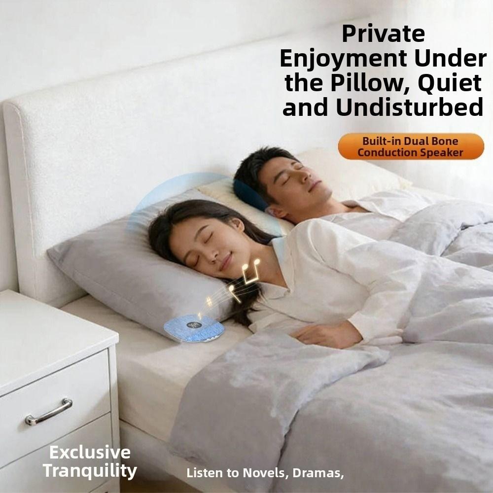 Bluetooth 5.4 Wireless Sleeping Speaker Bone Conduction Sound Machine Personal Relaxation