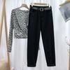 Daddy Denim Straight-leg Pants Women's Autumn Clothes Are Thin, High-waisted Loose Nine-point Harlan Carrot Pants