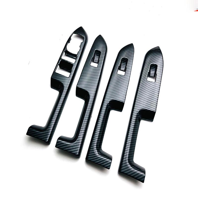 LHD For Ford Bronco   ABS Car Window Switch Panel Cover Window Lift Switch Panel Trim Interior Accessories