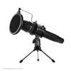 Mini Desktop Microphone Stand + Shock Mount Mic Holder + Pop Filter Kit for Studio Recording Online Broadcasting