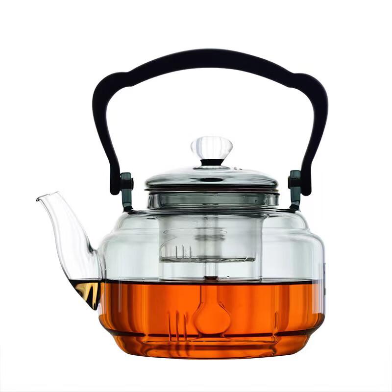 Yoshida Takumi Smoke Grey Glass Teapot