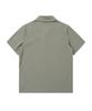 SOLEW One-Button Pique T-Shirt_Olive Green