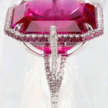 High-end luxury exquisite square zircon simulation alloy ring women's ring engagement ring