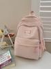 Schoolbag Japanese Simple Ins Niche Schoolbag Girls, Junior High School High School College Students Backpack Light Commuter Travel Backpack