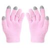 Feather Yarn Gel Heel Socks Hand and Foot Gel Touch Screen Gloves Plant Full Socks Five-finger Gloves