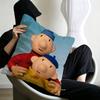 Cartoon PPat  Mat Cushion Cover Inches Farmhouse Decor Home Throw Pillow Covers for Couch Decorations