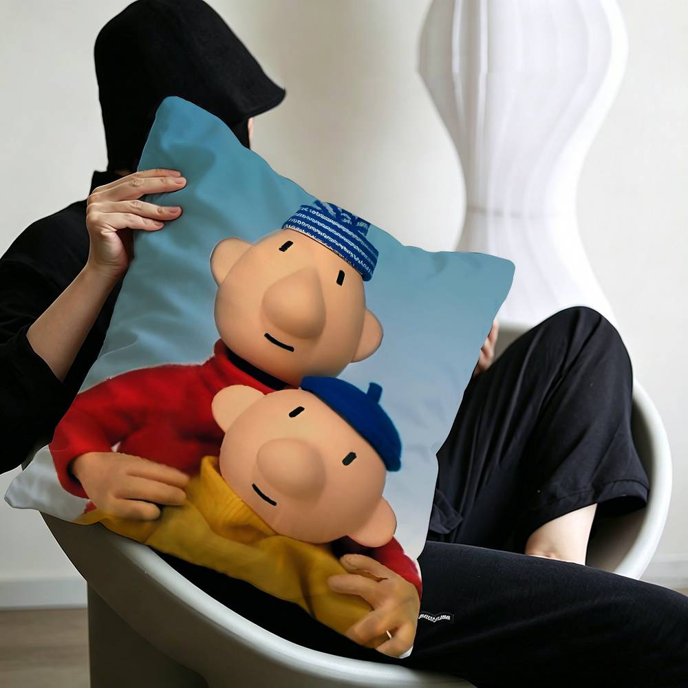 Cartoon PPat Mat Cushion Cover Inches Farmhouse Decor Home Throw Pillow Covers for Couch Decorations