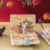 Retro Color Magnetic Buckle Notebook - Jincheng Yunge Series: Classical Architecture Diary - Perfect Student Gift