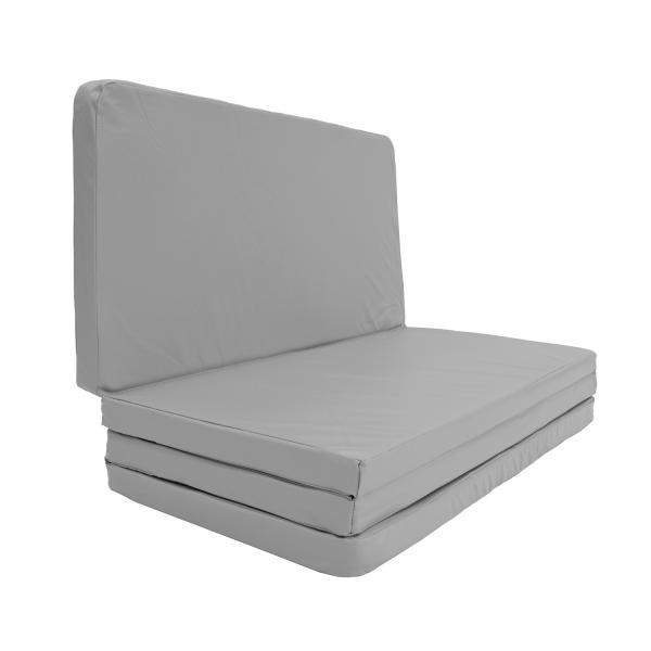 gymnastic mat Gamma 200x100x10 czteroczęściowy -gray