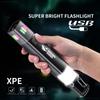 Outdoor Flashlight Strong Light Variable Focus with Floodlight Side Lights Mini Flashlight Lamp High Brightness