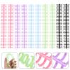 10Pcs Loose-Leaf Binder Rings Firm Plastic Detachable Book Rings for Notebook Scrapbook DIY Binding Accessories