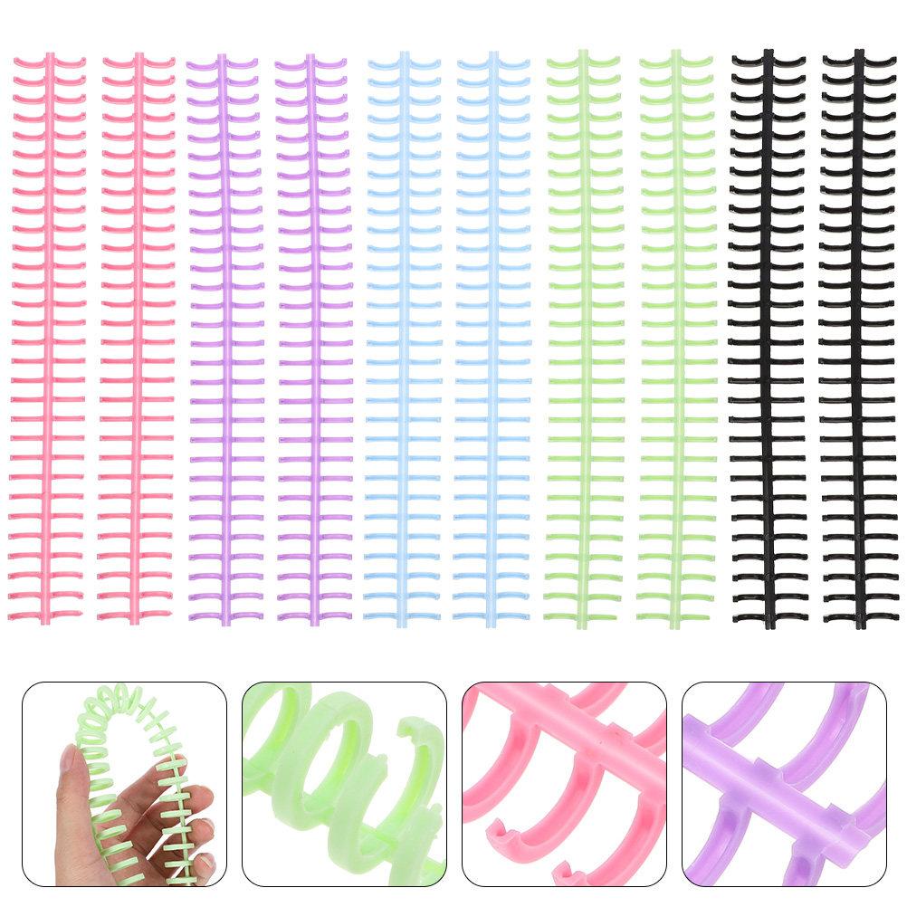 10Pcs Loose-Leaf Binder Rings Firm Plastic Detachable Book Rings for Notebook Scrapbook DIY Binding Accessories