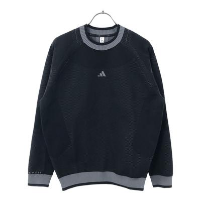 Unused Adidas Logo Embroidery Long Sleeve Knit Pullover Sweater with Tag Women Used