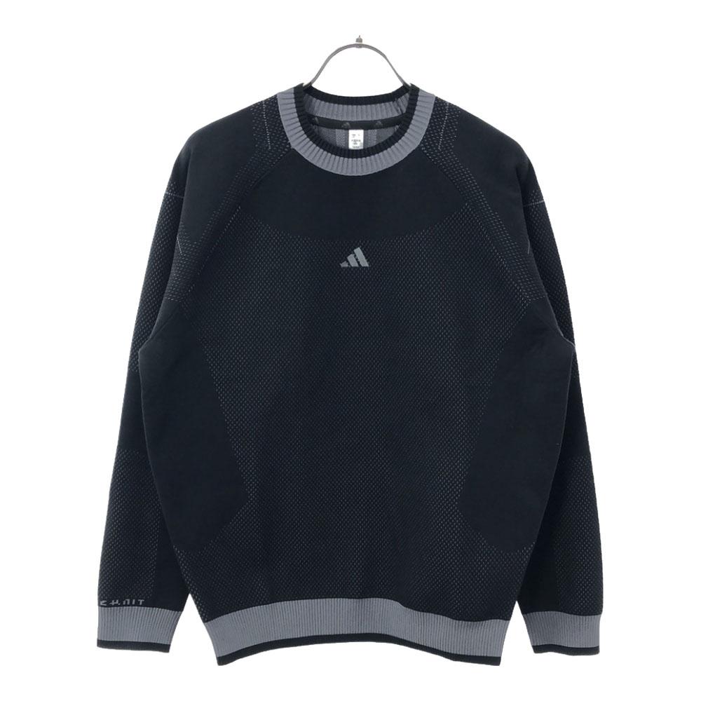 

unused adidas Logo embroidery Long sleeve knit Pullover sweater with tag Women Used