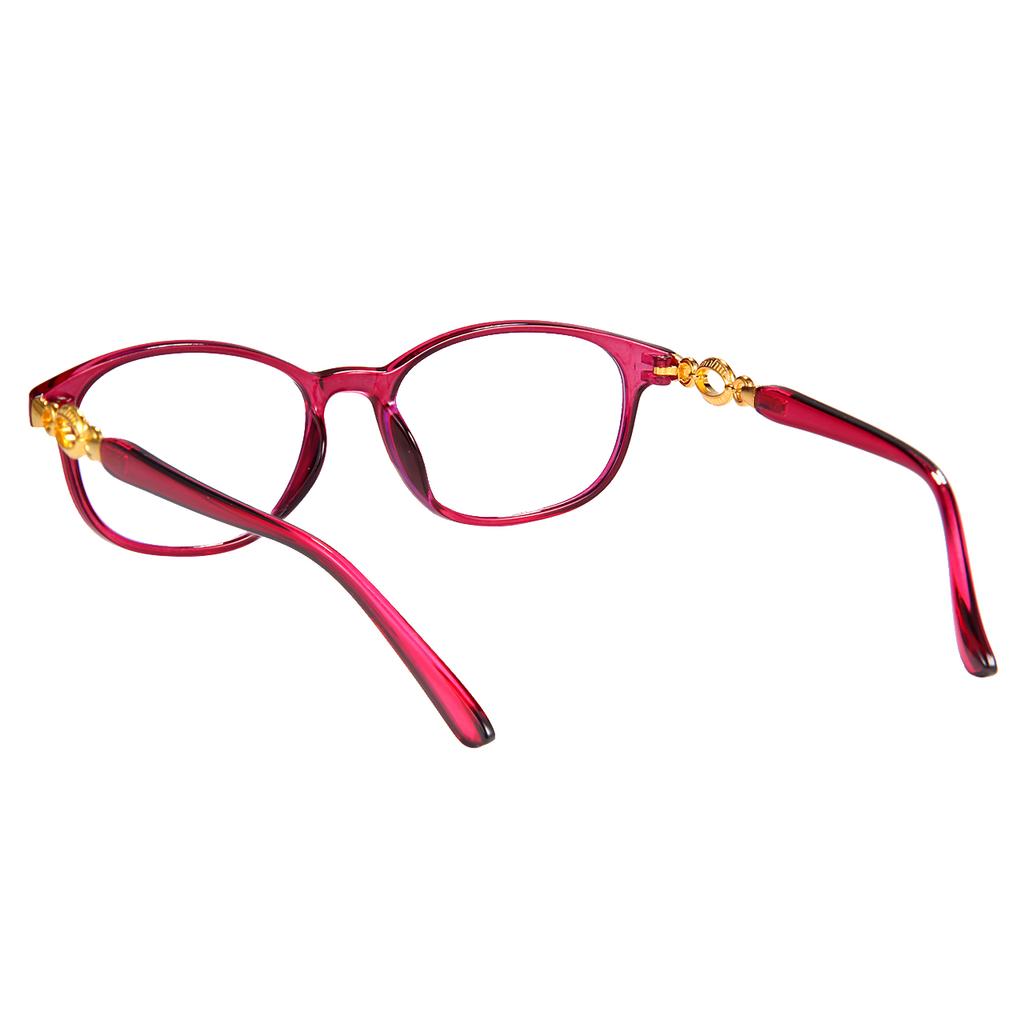 1pc 3 In 1 Progressive Multifocal Reading Glasses Women Fashion Computer Presbyopic Glasses Easy To Look Far And Near