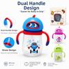 with Handles Baby Sippy Cup 300ML Baby Drinking Cup Cute Baby Training Cup  Baby Transition Cup