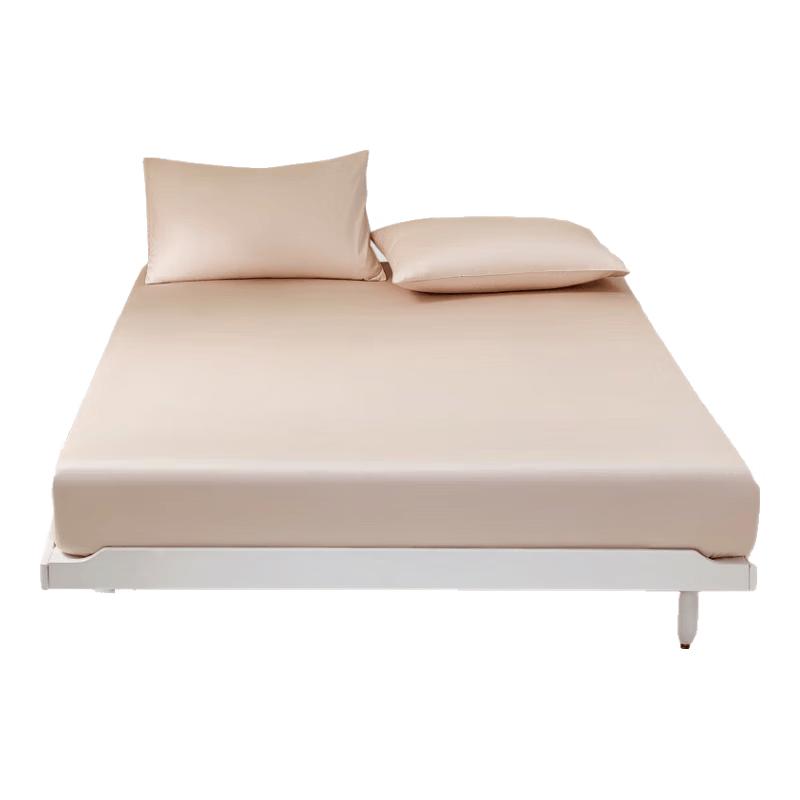 Luolai 120-Count Pima Cotton Fitted Sheet 120x200cm
