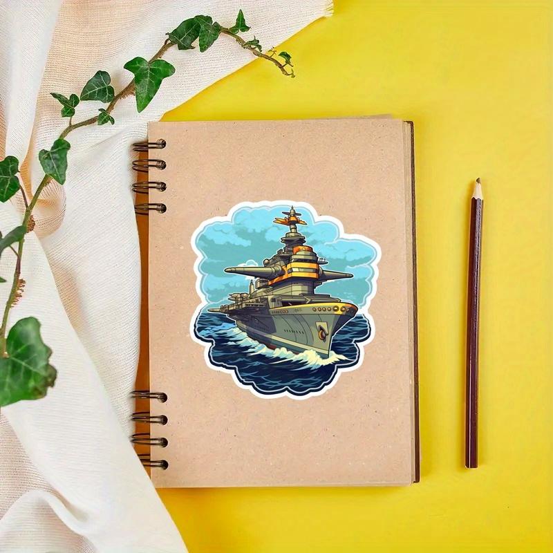 Navigator Carrier Fleet Stickers Durable for Laptop, Car, Luggage, Skateboard & More - Perfect for Teens, Adults, Creative Decor & Gifting