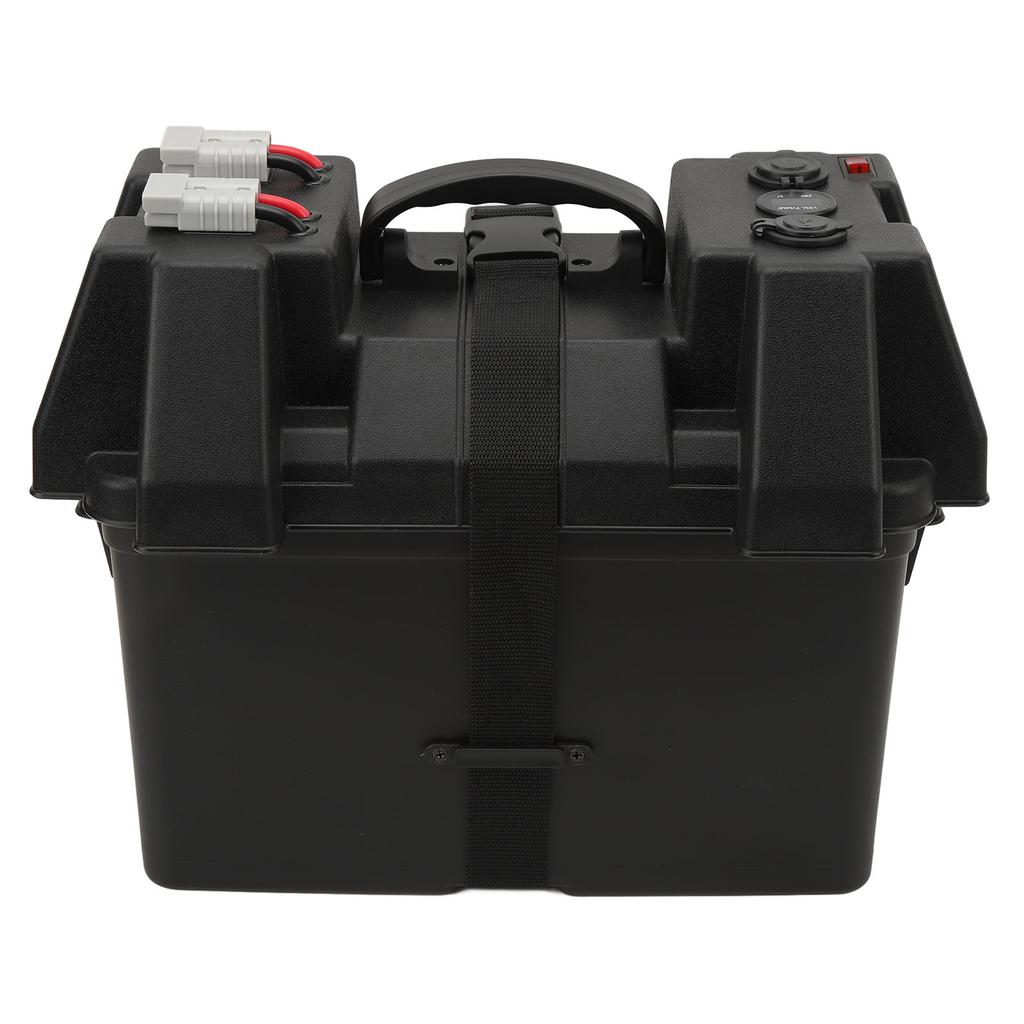 Car Battery Box Portable 5V 1A 2.1A USB Interface 12V 20A Cigarette Lighter for RV Camper And Trailer Batteries