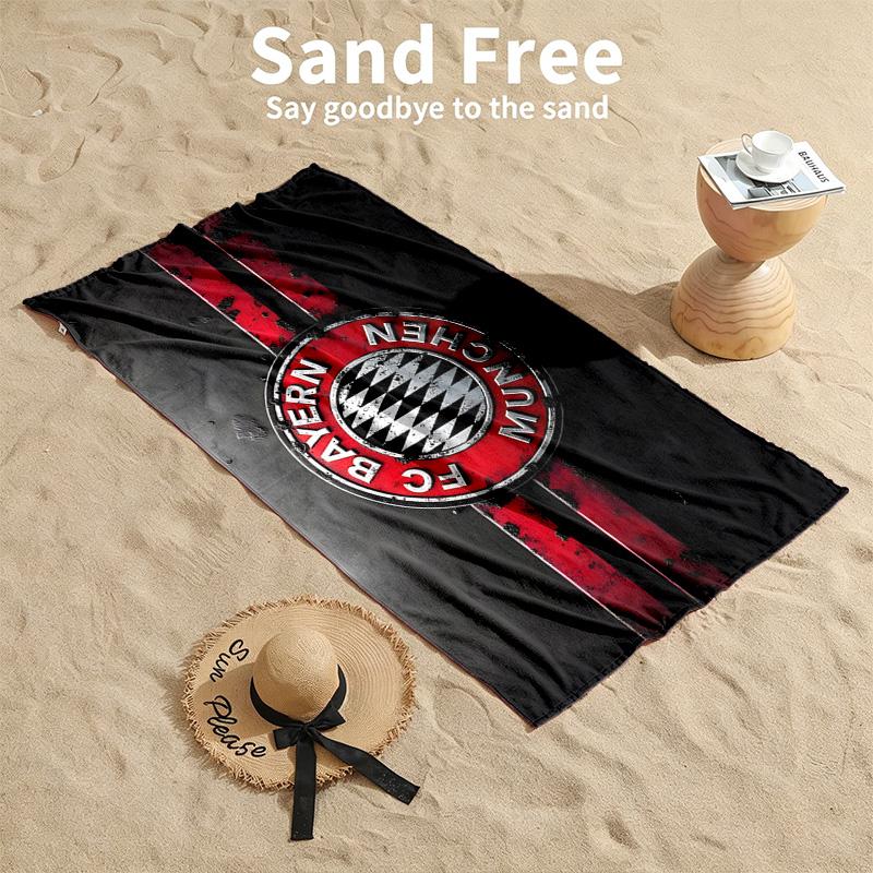 FC Bayern Munchen Beach towels also serve as bath towels summer essential a musthave for the outdoors the beach and the pool