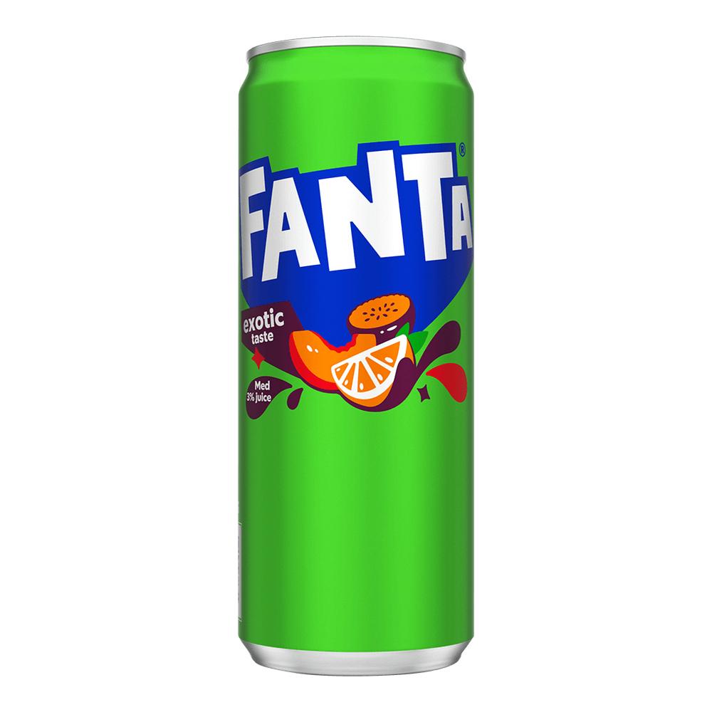 Vācu Fanta Exotic 330ml 1 skārdenis