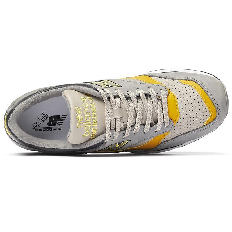 New Balance 1500 Made In England Grey Yellow Men Sneakers Black M1500GGY