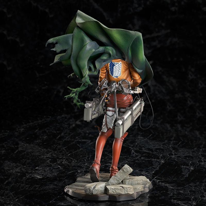 26CM Anime Statue Attack on Titan Standing PVC Figure Levi Collection Model Toy Gifts
