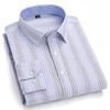 New In Shirt Plus Size 7XL Long-sleeve Shirts for Men 100%cotton Oxford Slim Fit Formal Plain Shirt Fashion Korean Plaid Clothes