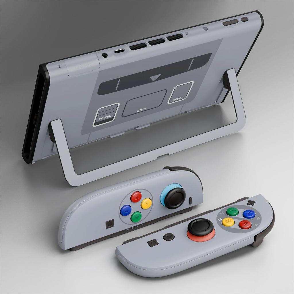 EXtremeRate DIY Ersatzschalen-Tasten für Nintendo Switch Benutzerdefiniertes Komplettset für Switch 2 2 mit Rückplatte und Controller-Gehäuse Deluxe Edition