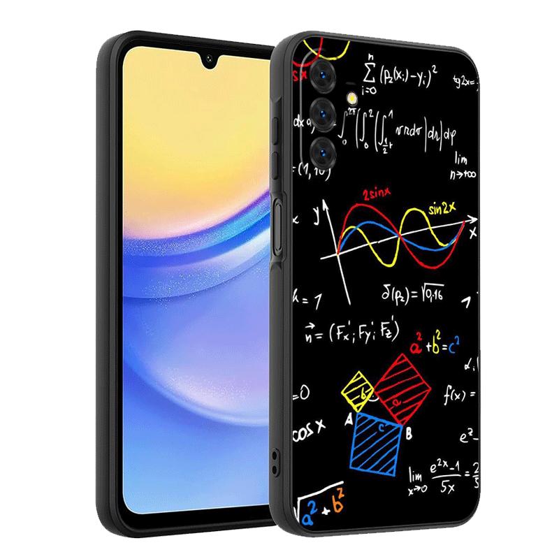 Physics Chemical Mathematics Soft Phone Case for Samsung A17 A37 A57 A16 A26 A36 A56 A15 A25 A35 A55 A14 A24 A34 A54 A13 A23 A33