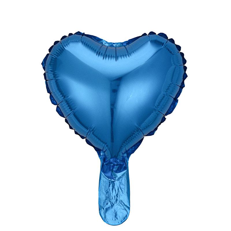 5 Inch Light Plate Love Pentagram Aluminum Film Balloon Small Peach Heart Star Balloon Birthday Wedding Party Decoration