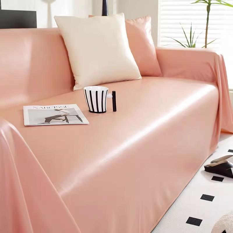 1pcs Simple Solid Color Sofa Mat Waterproof Non-slip Couch Cushion Four Season Universal  Protector Towel Case Home Decor