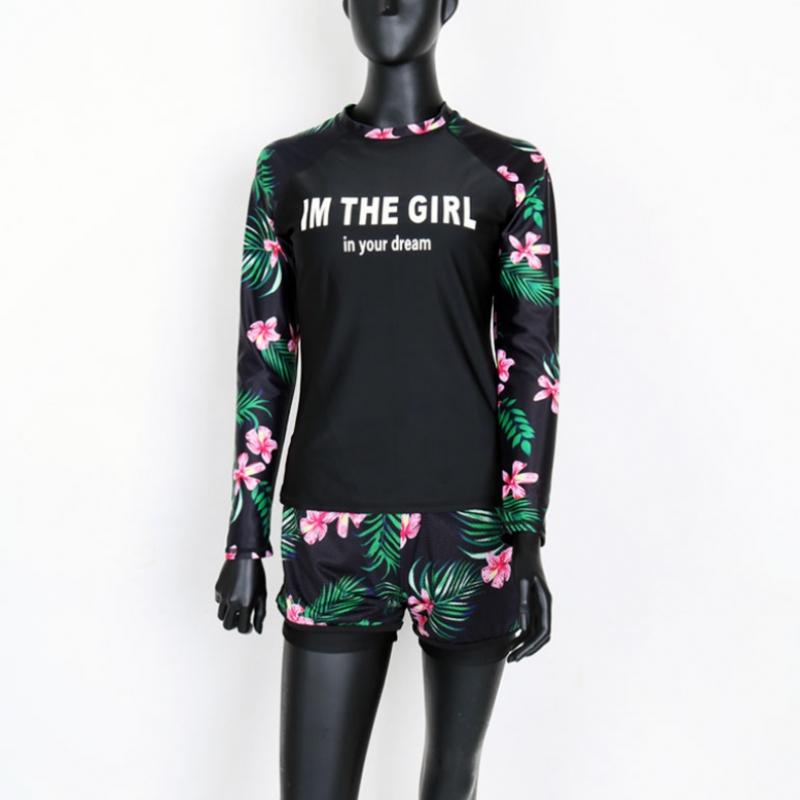 Fruitry WoMen S Tropical raSh Guard Set M 4xl