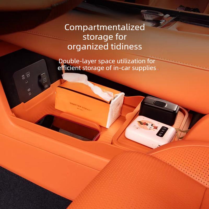Suitable for Lynk&Co 900 2025 dedicated central control lower storage box storage box car supplies modification accessories