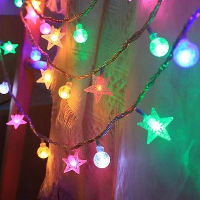 LED Star Lights String Holiday Colorful Lights Night Lights Outdoor Camping Tent Christmas