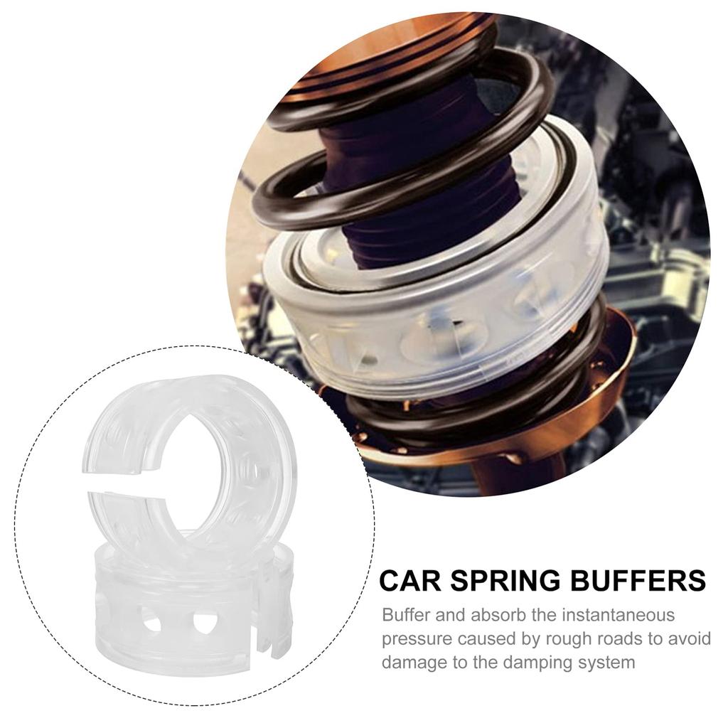 ledmomo 2pcs Rubber Spacer Spring Rubber Universal Car Rubber Spring Car Harmonic Suspension Spacer