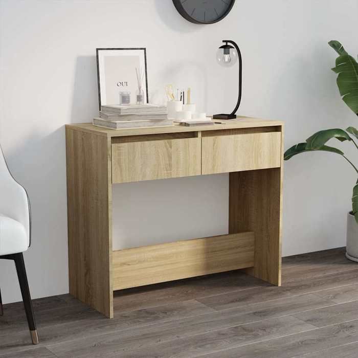 Maison Exclusive - Table console chêne sonoma 89x41x76,5 cm bois d'ingénierie