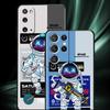 Case For Samsung Galaxy S20 FE S22 Ultra S21 Plus Luxury Soft Phone Case S10 S9 S8 S10e S7 Silicone Funda Fashion Cool Astronaut