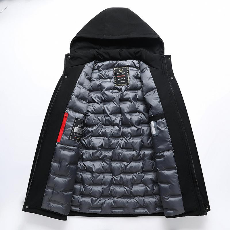 Middle-aged Men's Padded Jacket, Dad's Grandfather's Winter Men's Padded Jacket