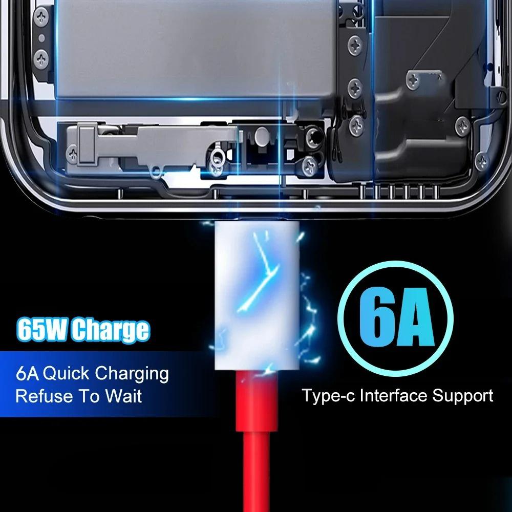 65W Fast Charging USB C To Type C Data Cable PD USB Mobile Phone Charging Wire For Samsung Huawei Xiaomi One Plus Quick Charge