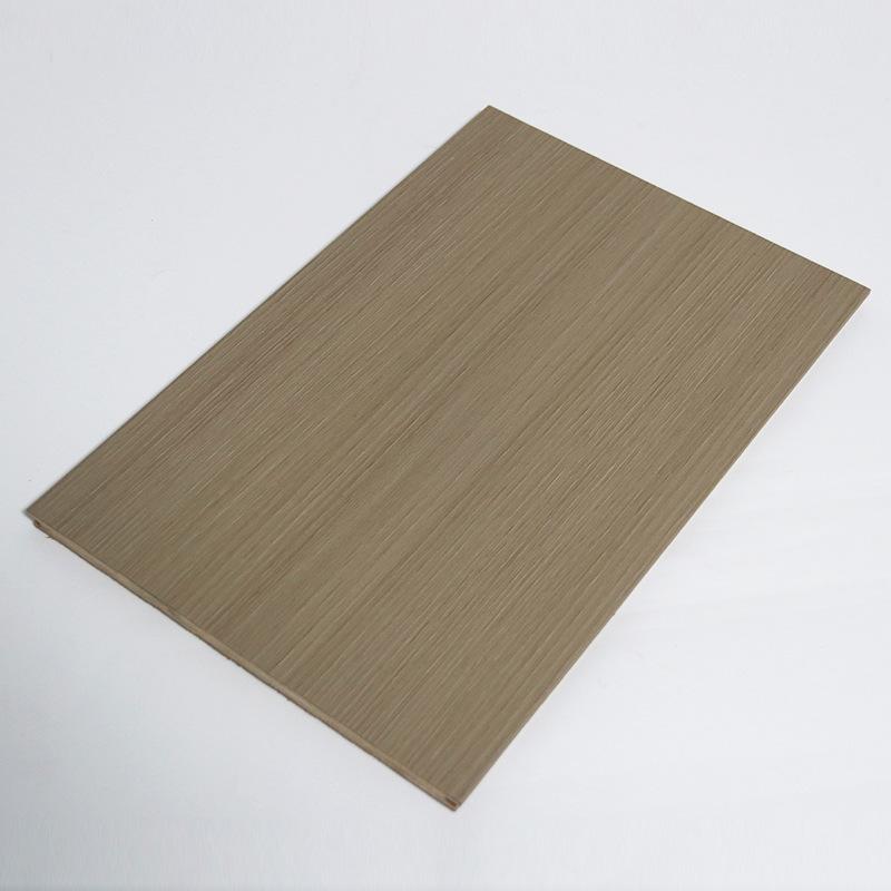 Solid Wood Multi-Layer Veneer Seamless Paint-Free PVC Decorative Wall Panels 2 Series Regular Wood Texture (Double Grooves)