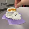 Stuffed Ghost Charm 1/2/3Pcs Halloween Plush Keychain Pendant White with Bead Chain Chain Backpacks and Purses Decorative Accessories Bag Decoration