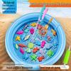 Children's Magnetic Fishing Toy Pool: Pretend Play & Educational Summer Water Game for Boys & Girls