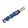 1/2in Shank Flush Trim Spiral Router Bit Tungsten Steel Alloy Double Bearing Router Bit 3/4in Cut Di