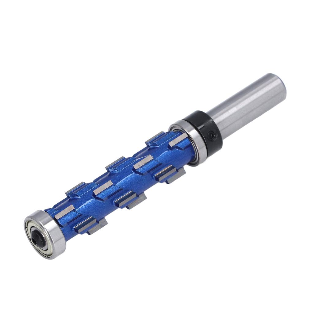 1/2in Shank Flush Trim Spiral Router Bit Tungsten Steel Alloy Double Bearing Router Bit 3/4in Cut Di
