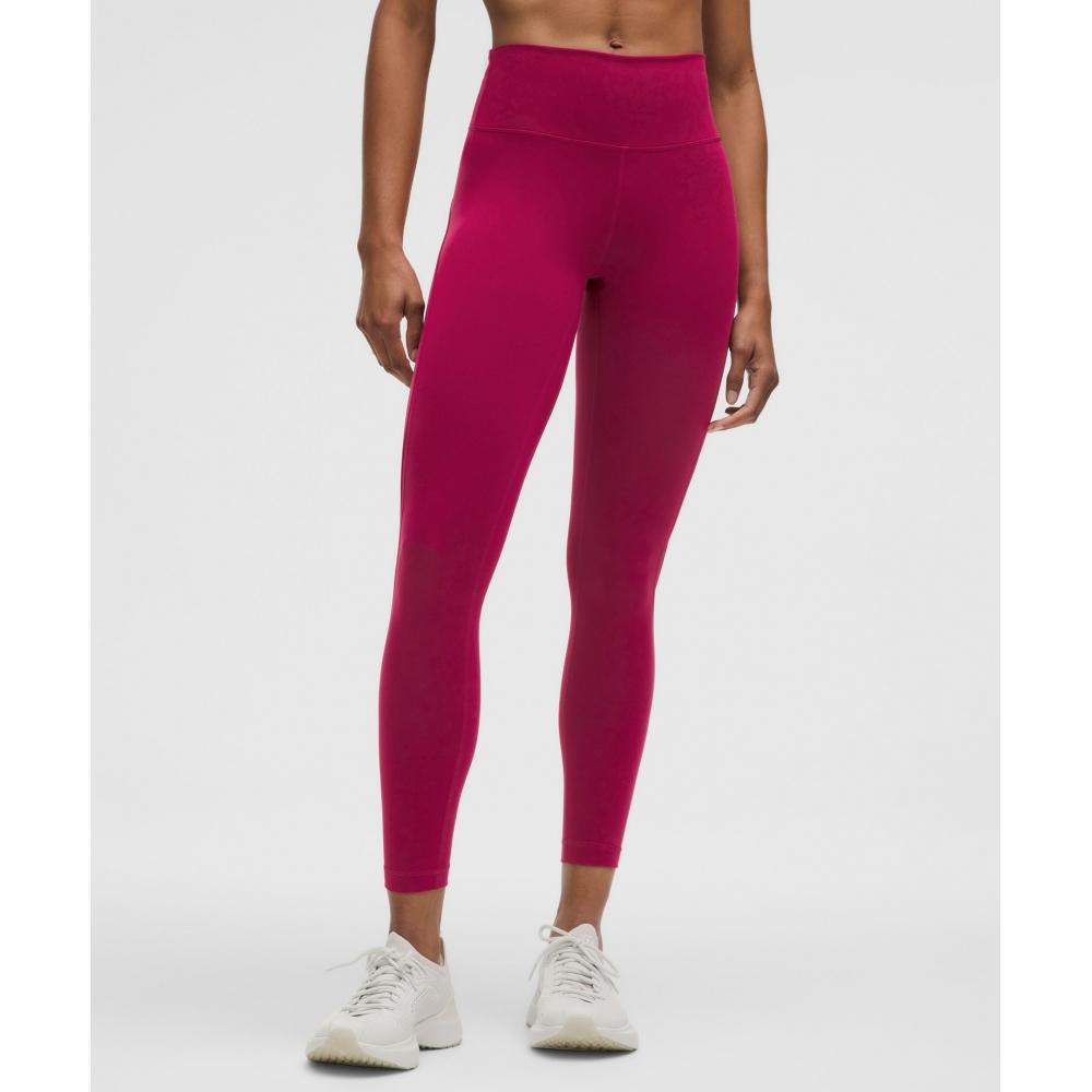 

Lululemon Wunder Train Mesh Panel High Rise Tight 25 Magenta Smoke 0