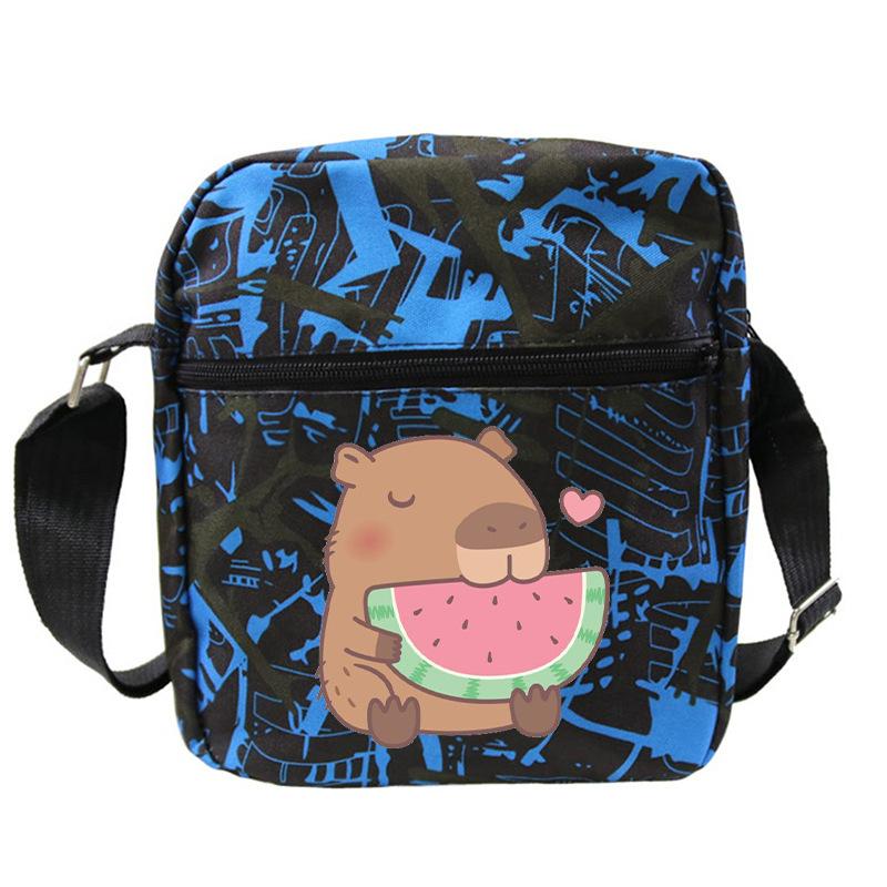 Fashion Versatile Children'S Portable Shoulder Bag Printed Trend Multifunctional Oblique Span Bag